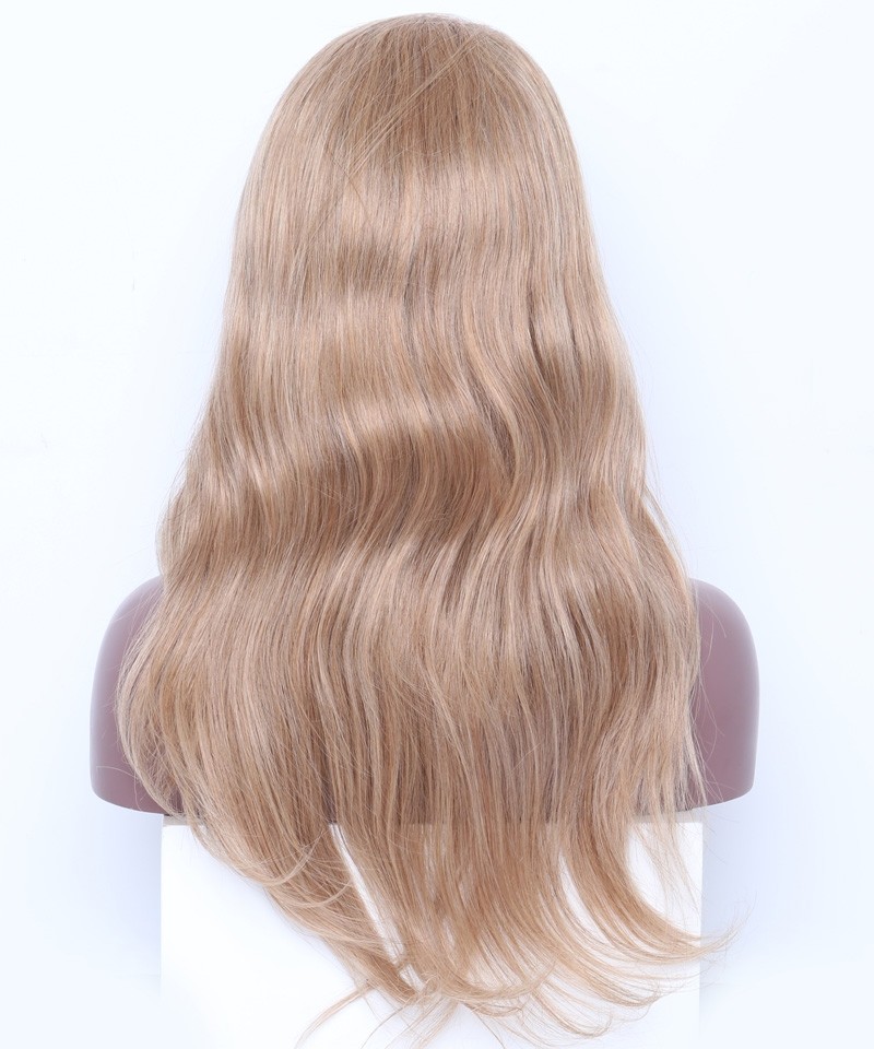 Honey Blonde Straight Lace Front Human Hair Wigs 250 Density Msbuy
