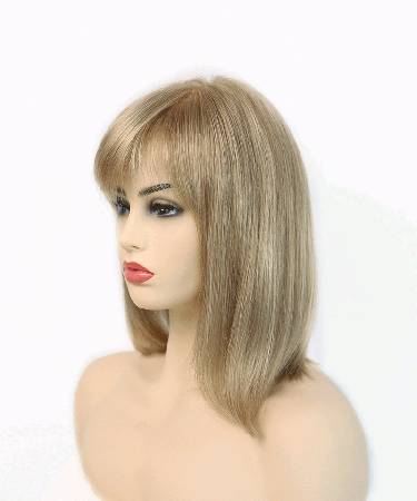 Blonde Synthetic Lace Front Wigs For Black Women Straight Short Lace Wig Baby Hair Heat Resistant Fiber Msbuy