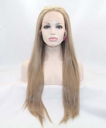 Ash Blonde Synthetic Wig For Black Women