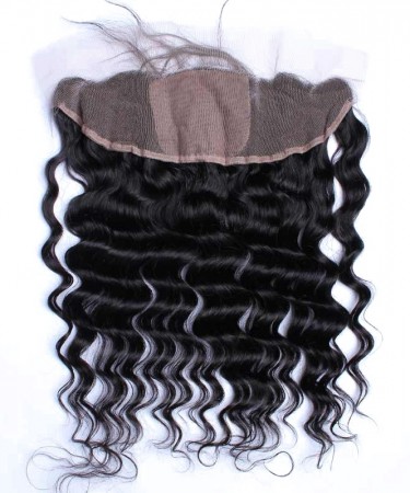 Loose Wave 13x4 Lace Frontal Closure With 4x4 Silk Base Natural Looking