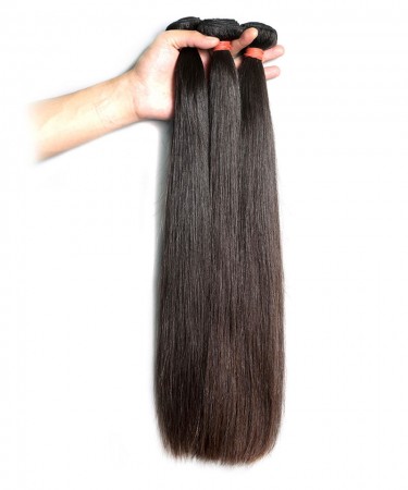 Peruvian Virgin Hair Human Hair Weave Straight Hair Extension 100% Human Hair Bundles 8''-30'' No Tangle