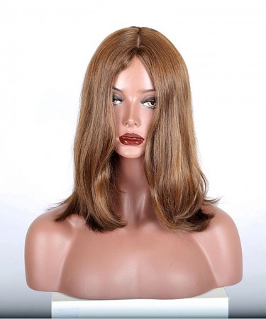 Jewish Lace Wigs European virgin hair Natural wave, silk top kosher wig Best Sheitels free shipping