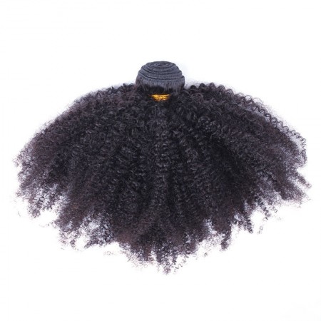 Msbuy Malaysian Afro Kinky Curly Virgin Hair Bundles 100% Human Natural Hair Weave 3Pieces