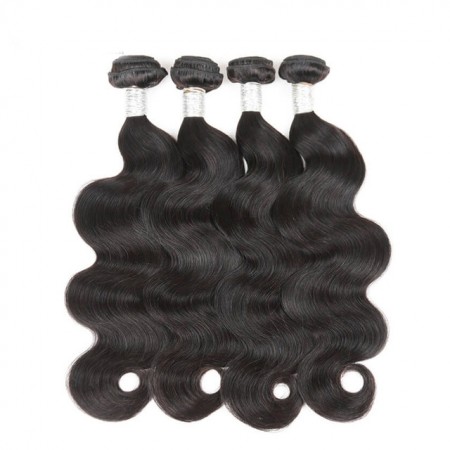 Brazilian Virgin Hair Body Wave 4 Pcs 100% Unprocessed Human Hair Weave 