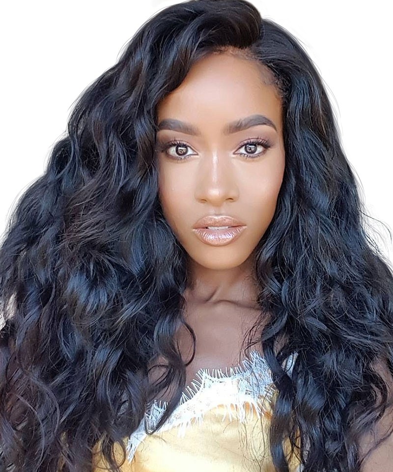 150 Density 360 Lace Wigs Body Wave For Black Women Pre Plucked Lace