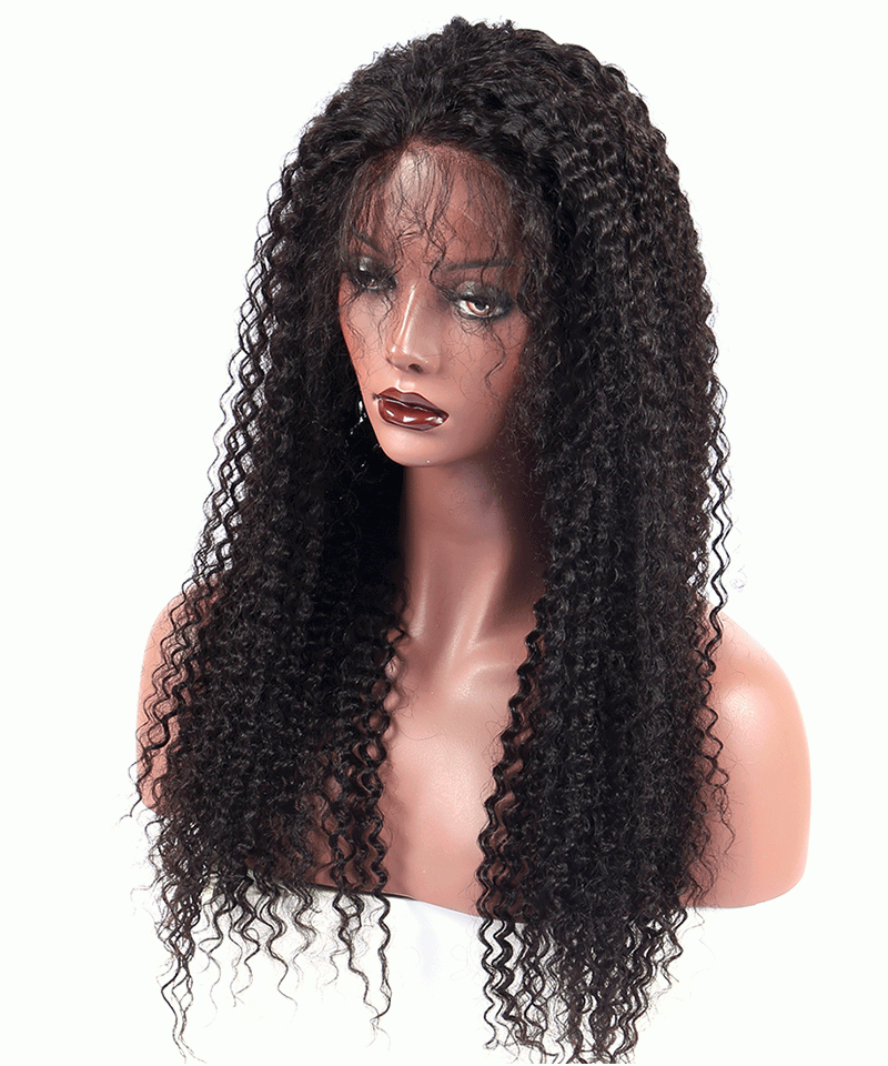 Brazilian Lace Wigs Kinky Curly 130 Density 100 Human Hair Wigs