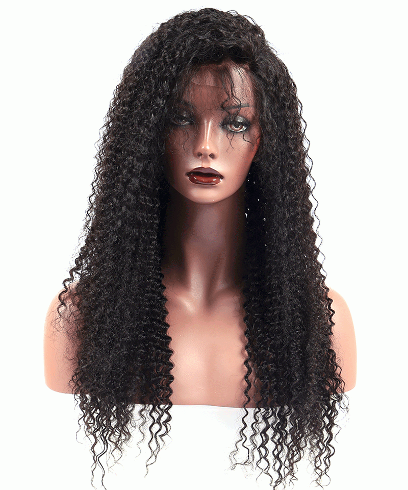 Brazilian Lace Wigs Kinky Curly 130 Density 100 Human Hair Wigs