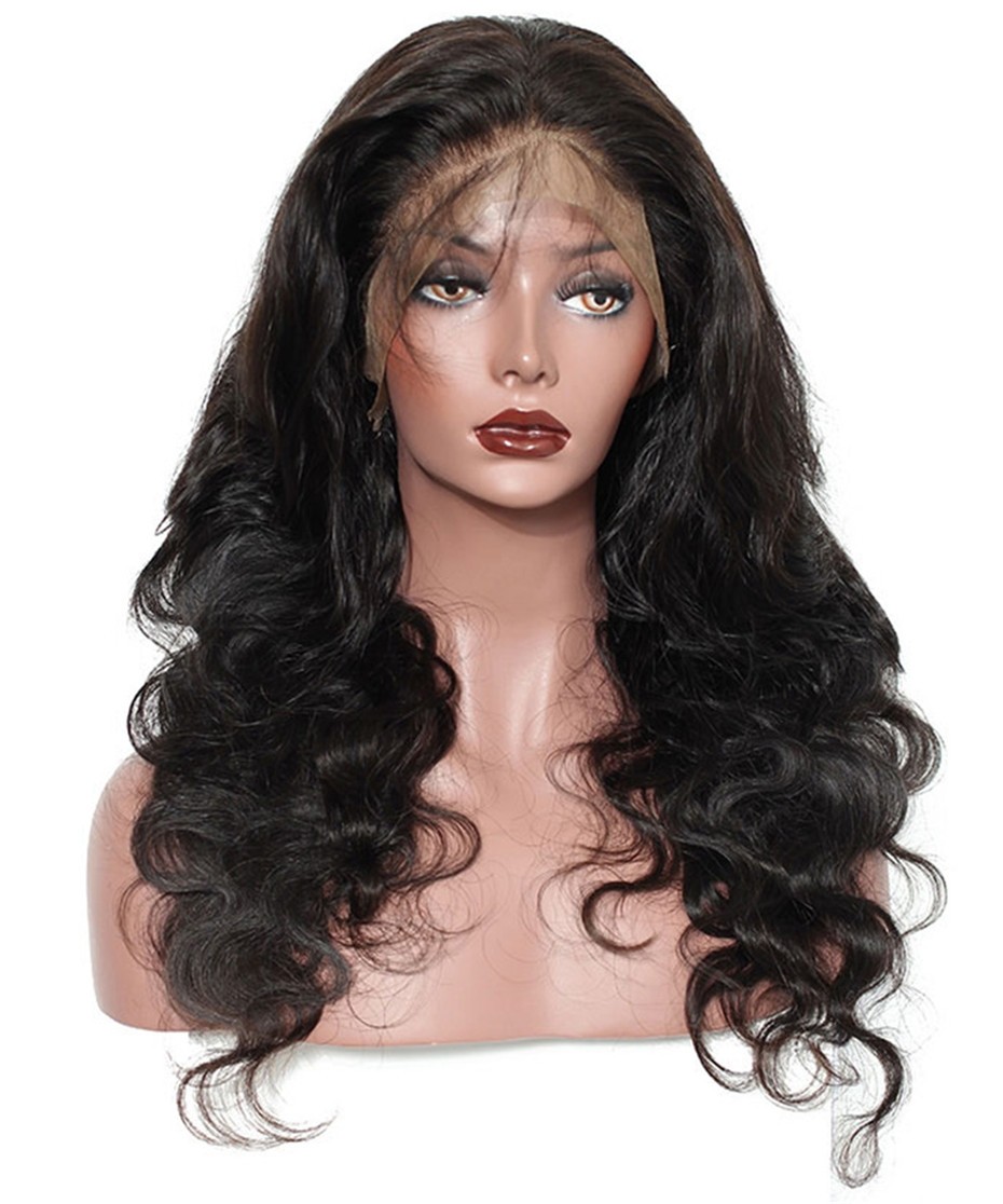 18 Inch Body Wave 13x6 Deep Part Lace Front Human Hair Wigs 150% ...