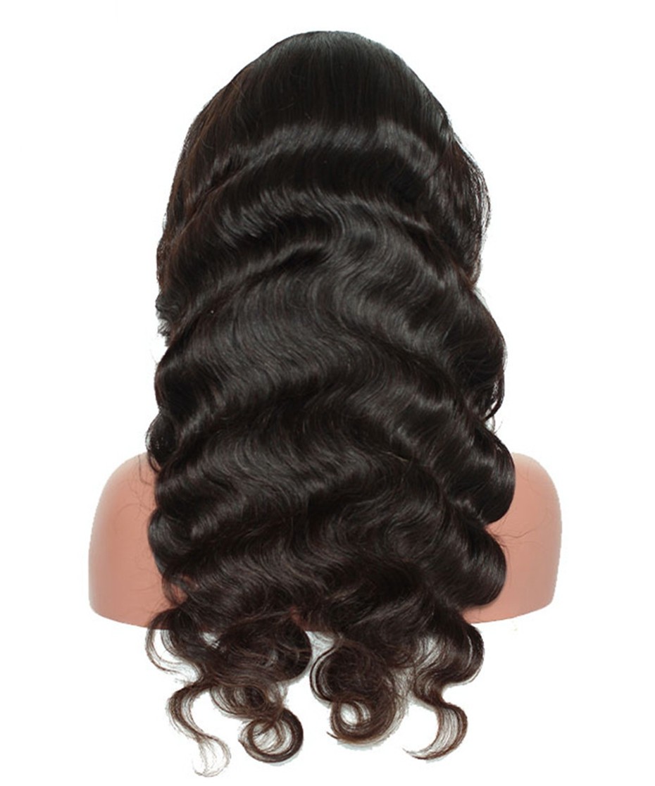 18 Inch Body Wave 13x6 Deep Part Lace Front Human Hair Wigs 150% ...