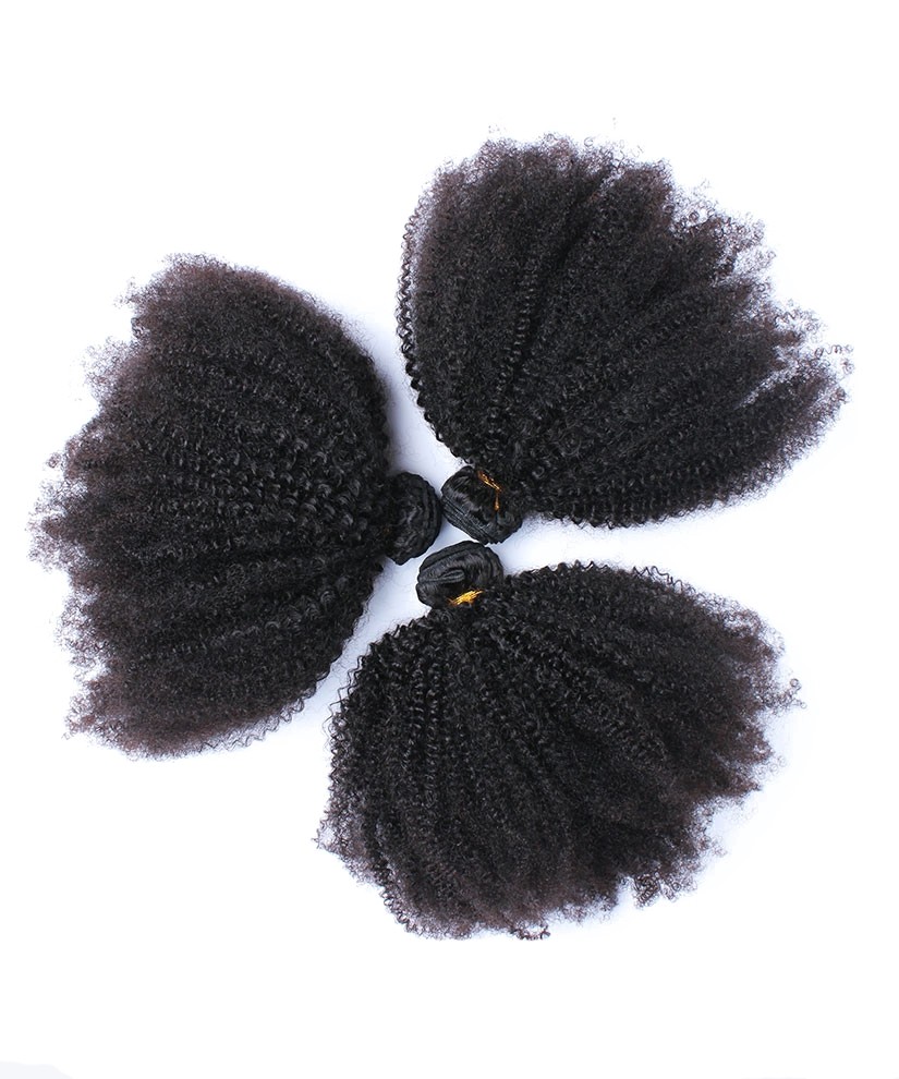 Pre Plucked Afro Kinky Curly 360 Lace Frontal Closure With ...