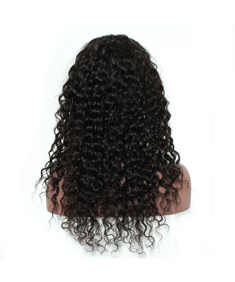 120% Density Full Lace Wig With Baby Hair Deep Wave Brazilian Pre ...