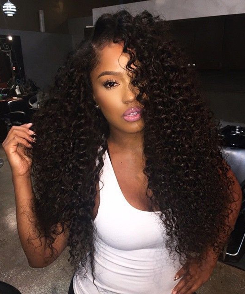 Brazilian Virgin Hair Deep Wave Full Lace Human Hair Wigs ...