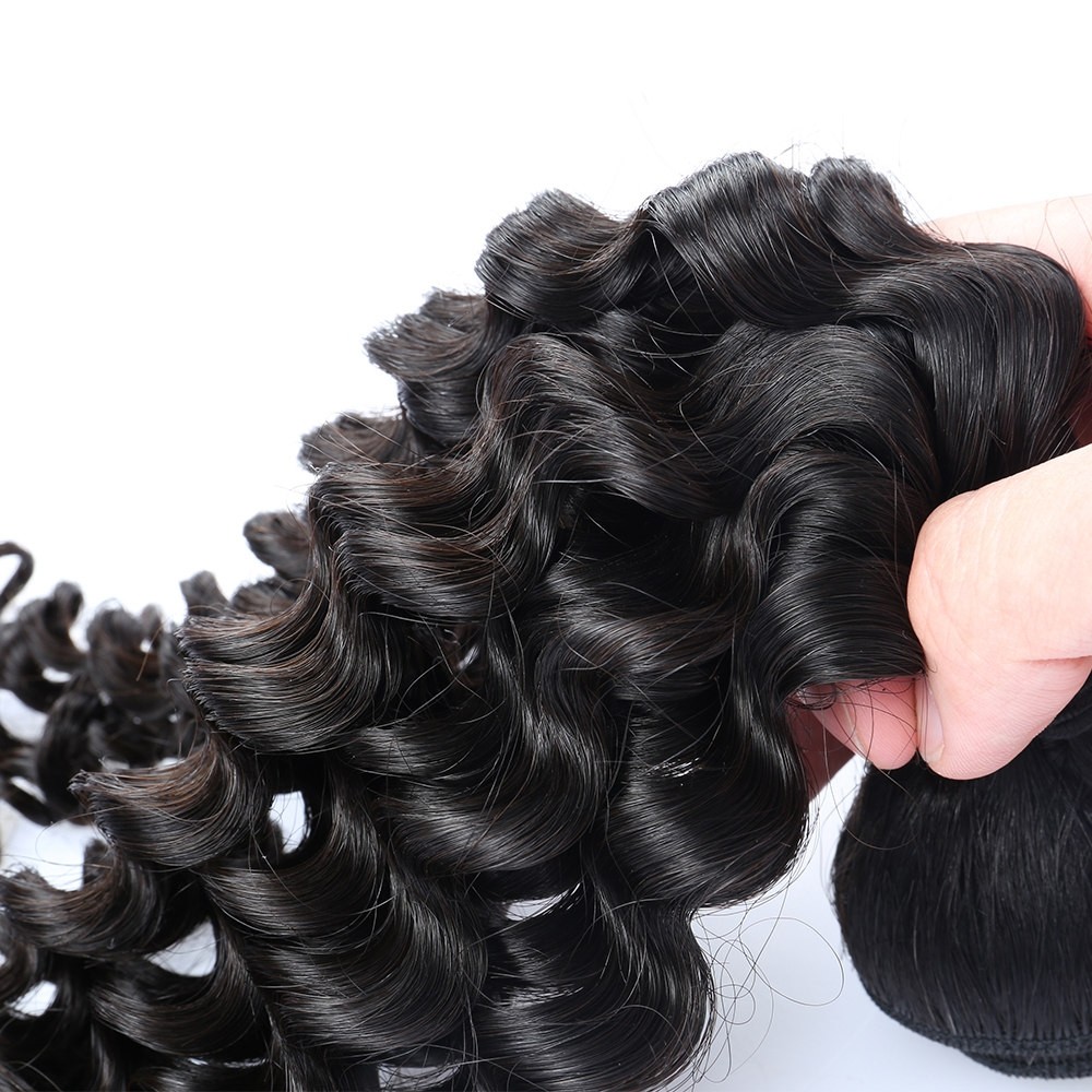 4x4 Lace Closure with 3 Bundles Free Part Brazilian Hair ...