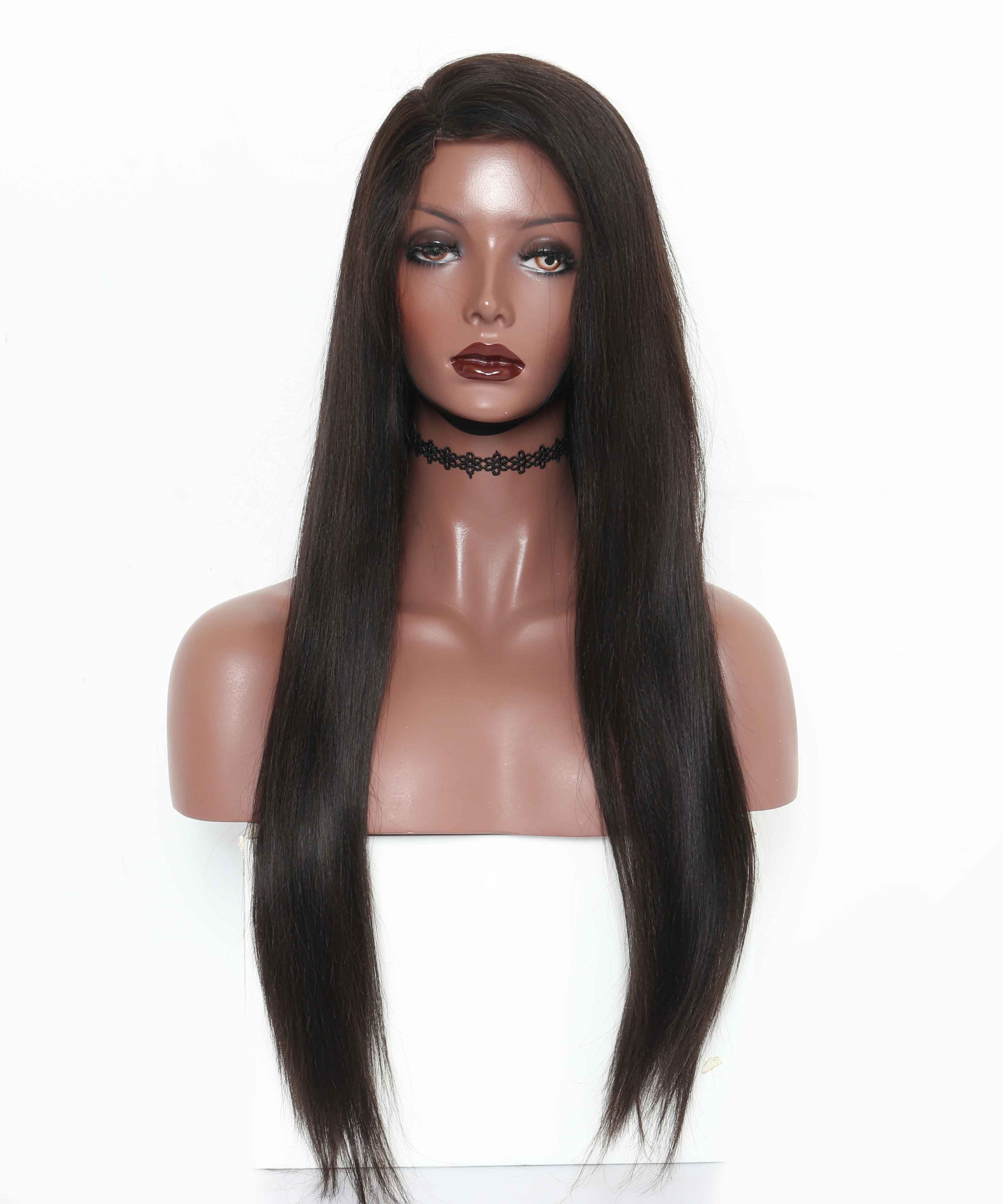 Thick Wigs 180% Density Straight Full Lace Human Hair Wigs ...