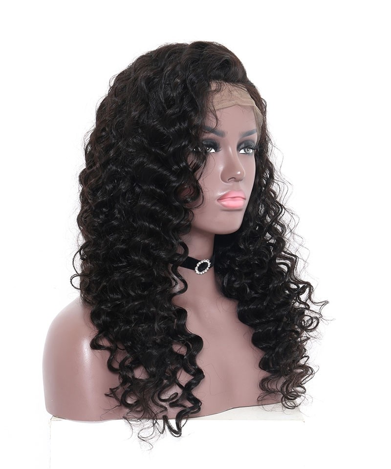 Loose Wave Lace Front Human Hair Wigs For Black Women 250% ...
