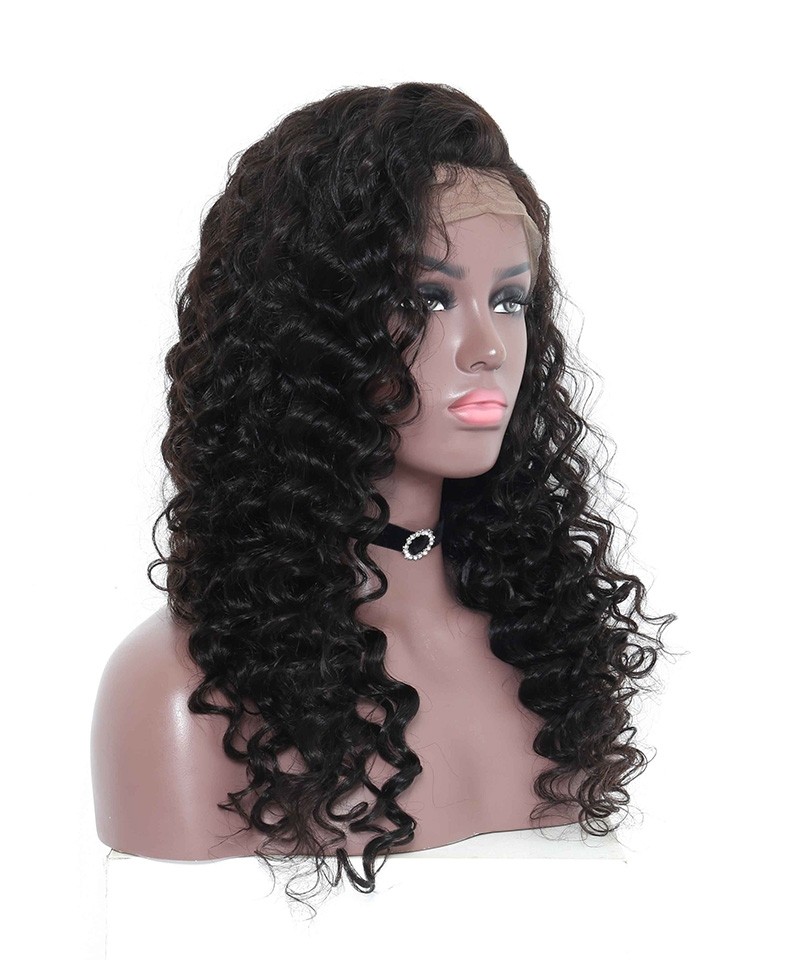 Brazilian Hair 180% Density Thick Loose Wave Full Lace ...