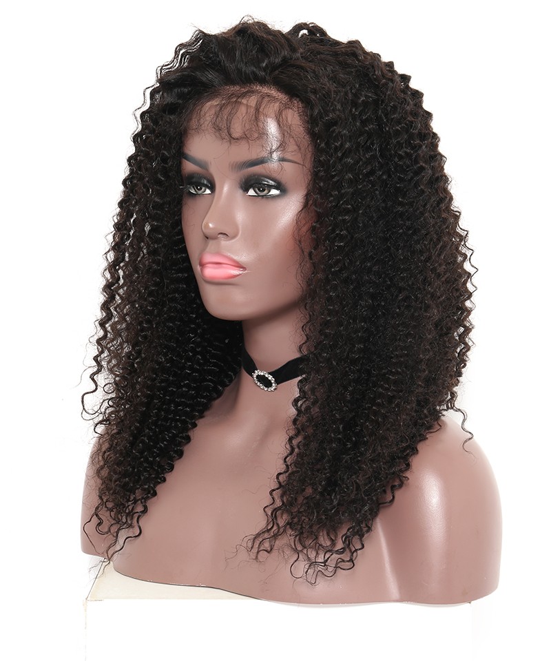Silk Base Wigs Natural Scalp Kinky Curly Full Lace Human ...
