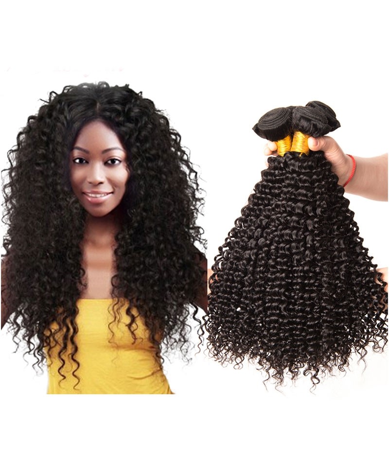 Brazilian Kinky curly Braid in Bundles Hair Weave 100g ...