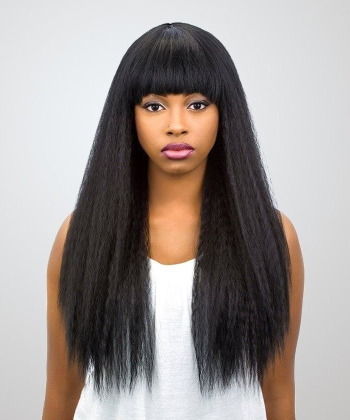 Lace Front Human Hair Wigs Kinky Straight Brazilian Lace ...