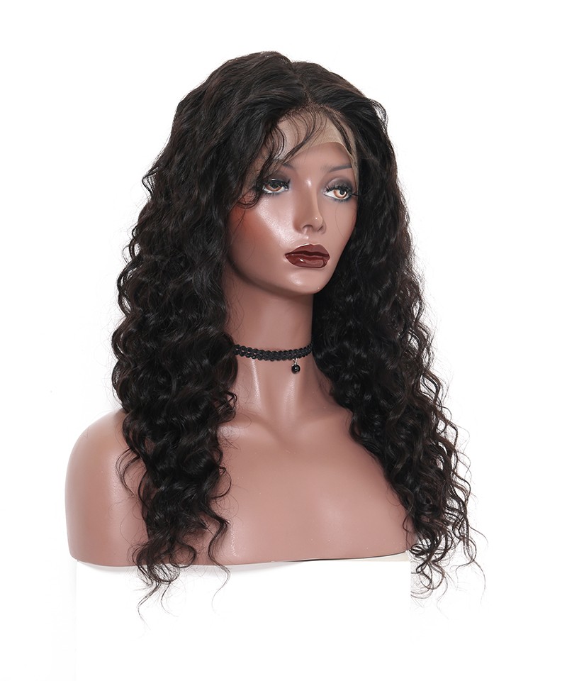 Lace Front Wigs Deep Wave PrePlucked Natural Hairline 150 Density