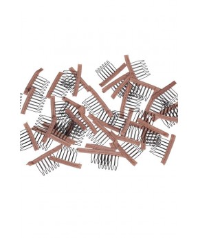 Lace Wrap 6 Teeth Combs Wire Spring Comb