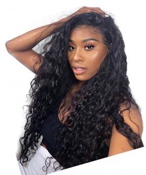 13x6 Lace Part Lace Front Human Hair Wigs 150% Density Loose Wave with Baby Hair
