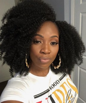 Msbuy 13x6 Lace Front Bob Wigs 150% Density Afro Kinky Curly Human Hair Wig For Black Women