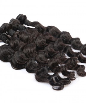 Loose Wave 1 Piece 100% Unprocessed Hair Extensions Human Hair Weave Bundles