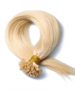 100% 16"-24" Brazilian Human Hair Extensions Capsule Keratin Stick I Tip Hair Fusion