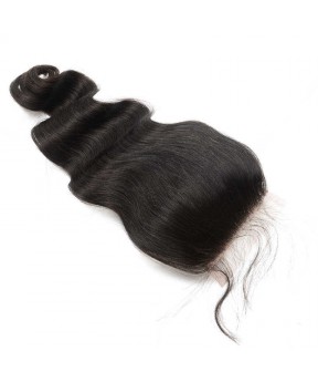 Body Wave Lace Closure 4x4 Lace Size With Natural Baby Hair