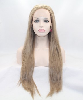 Ash Blonde Synthetic Wig For Black Women