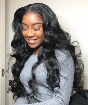 Lace Front Human Hair Wigs with Baby Hair Loose Wave 150% Density