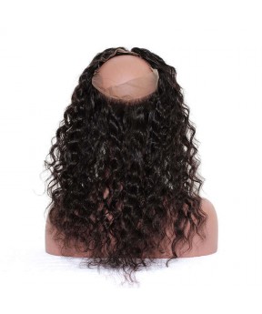 Loose Wave 360 Lace Frontal Closure Pre Plucked With Baby Hair  