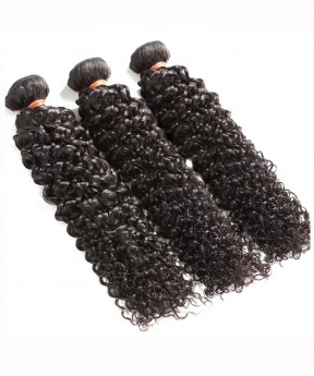 Malaysian Virgin Hair Deep Curly Double Weft Human Hair 3 Bundles