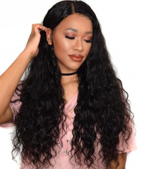 Loose Wave 360 Lace Wigs Pre Plucked Brazilian Lace Wigs 150% Density