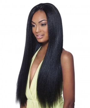 Msbuy Yaki Straight Full Lace Human Hair wigs Pre Plucked Light Yaki Straight 120% Density Lace Wigs With Baby Hair
