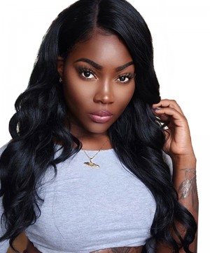 Msbuy Hair Wigs 13x6 Lace Front Human Hair Wigs For Black Women Body Wave Brazilian Lace Front Wigs With Baby Hair Pre Plucked 