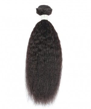 Kinky Straight Brazilian Virgin Hair 1 Piece 100% Human Hair Weaving