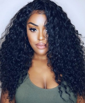 Peruvian Deep Wave Curly Hair Weave Bundles 100% Human Hair Weaving Natural Color Peruvian Virgin Hair 10-28inch