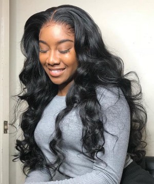 Lace Front Human Hair Wigs with Baby Hair Loose Wave 150% Density