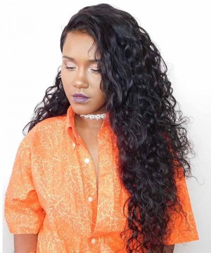 Msbuy Hair Wigs Water Wave Full Lace Human Hair Wigs For Black Women Silk Base Full Lace Wigs Pre Plucked With Baby Hair Natural Scalp 