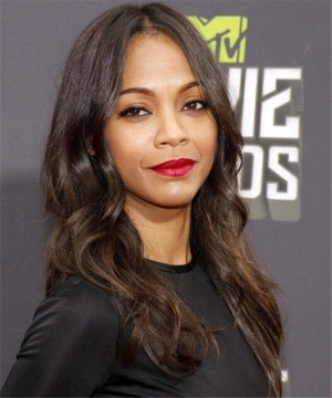 Zoe Saldana Famous Star Same Style Wigs Dolago body wave T Part Lace Wigs human hair for black women 10-26 Inches human hair lace front wigs with baby hair pre-plucked can accept customized left and right parting