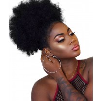 Afro Kinky Curly Virgin Hair Weave Double Weft Human Hair 3 Bundles