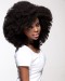 4x4 Afro Kinky Curly Lace Closure with 3 Bundles Free Part 100% Human Hair Extension