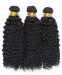 Kinky Curly Virgin Hair Weave Double Weft Human Hair 2 Bundles