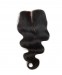 Silk Base Closure Body Wave Brazilian Human Hair 4x4 Medium Brown Lace