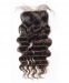 Silk Base Closure Loose Wave Brazilian Virgin Hair 4x4 Medium Brown Lace