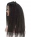 150% Density Lace Front Human Hair Wigs Kinky Straight/Coarse Yaki