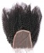 Msbuy Hair Afro Kinky Curly 4x4 Lace Closure 100% Human Hair Lace Top Closure With Baby Hair For Black Women 