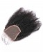 Msbuy Hair Afro Kinky Curly 4x4 Lace Closure 100% Human Hair Lace Top Closure With Baby Hair For Black Women 